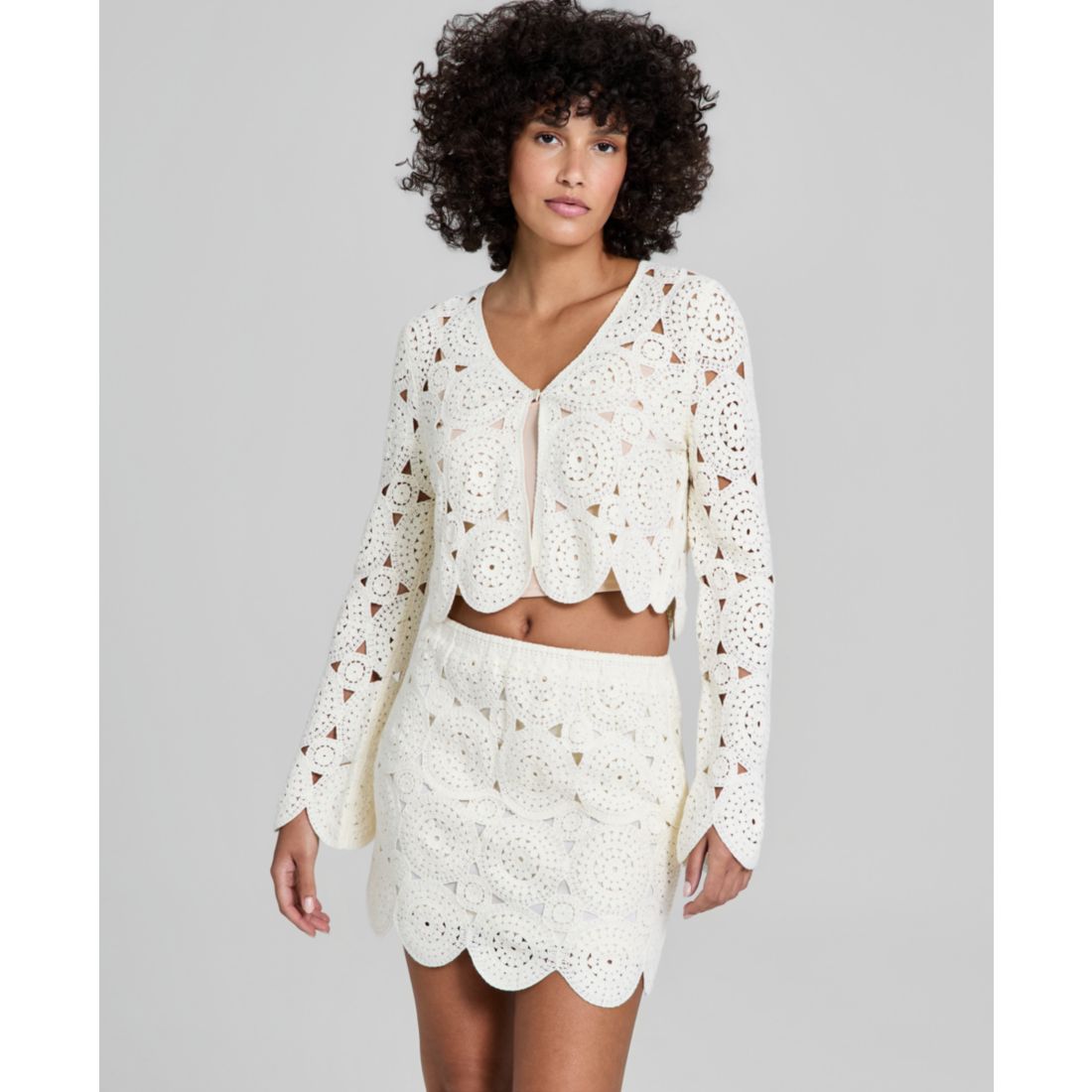 And Now This Petite Long-Sleeve Cardigan, Macy's Exclusive