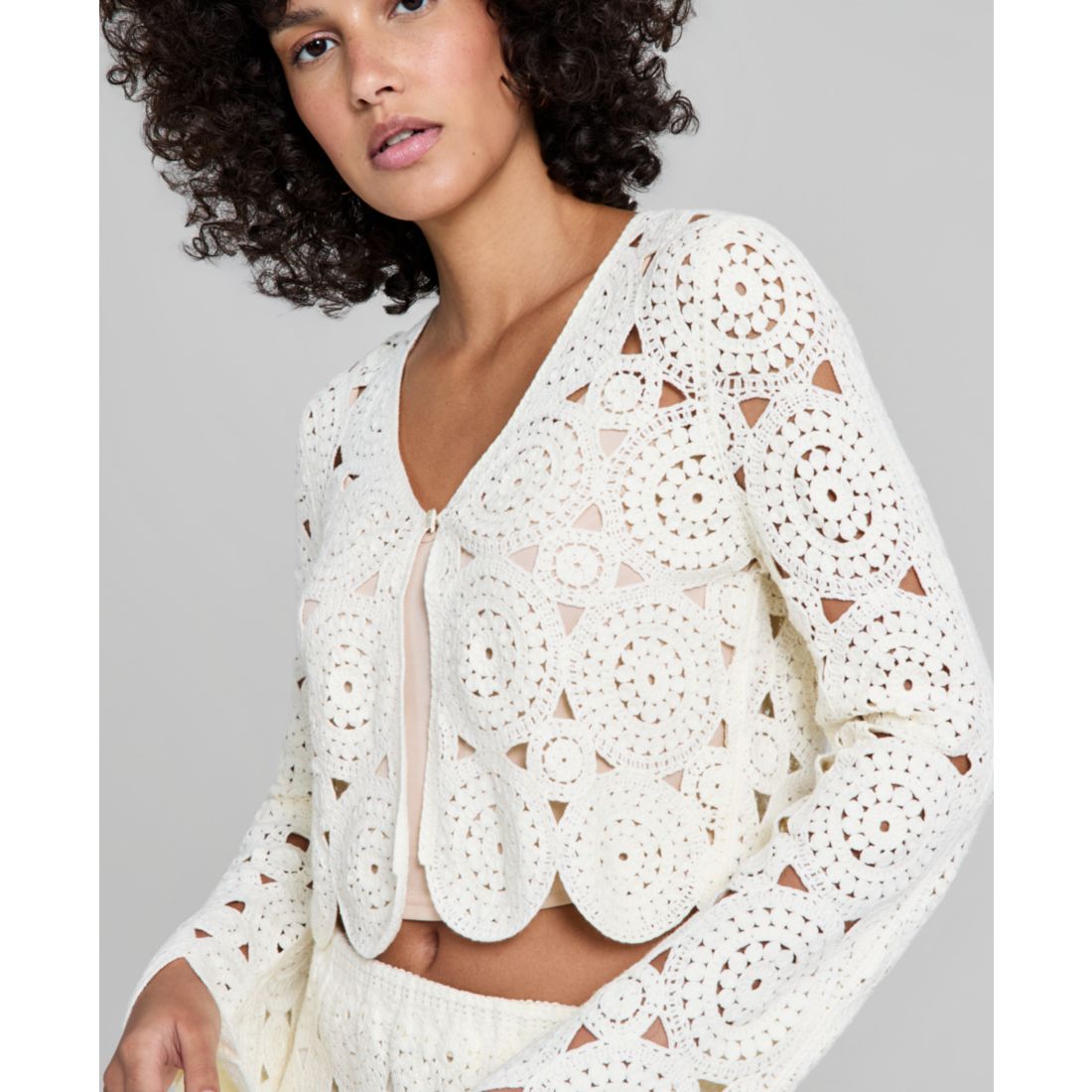 And Now This Petite Long-Sleeve Cardigan, Macy's Exclusive