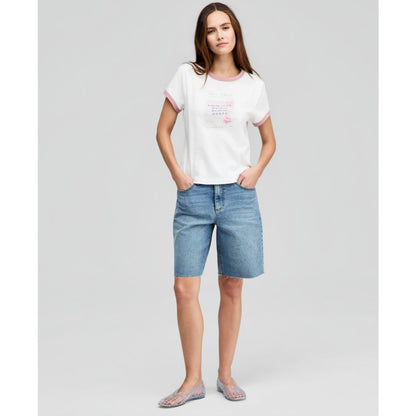 And Now This Women's Graphic Ringer T-Shirt, Macy's Exclusive