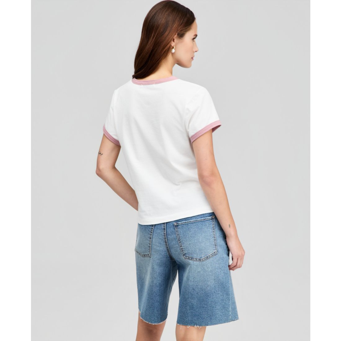 And Now This Women's Graphic Ringer T-Shirt, Macy's Exclusive