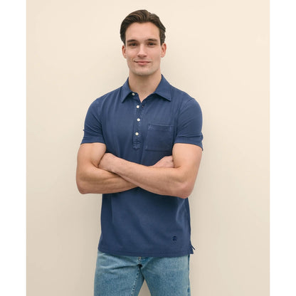 The Vintage Short-Sleeve Garment Dyed Polo Shirt