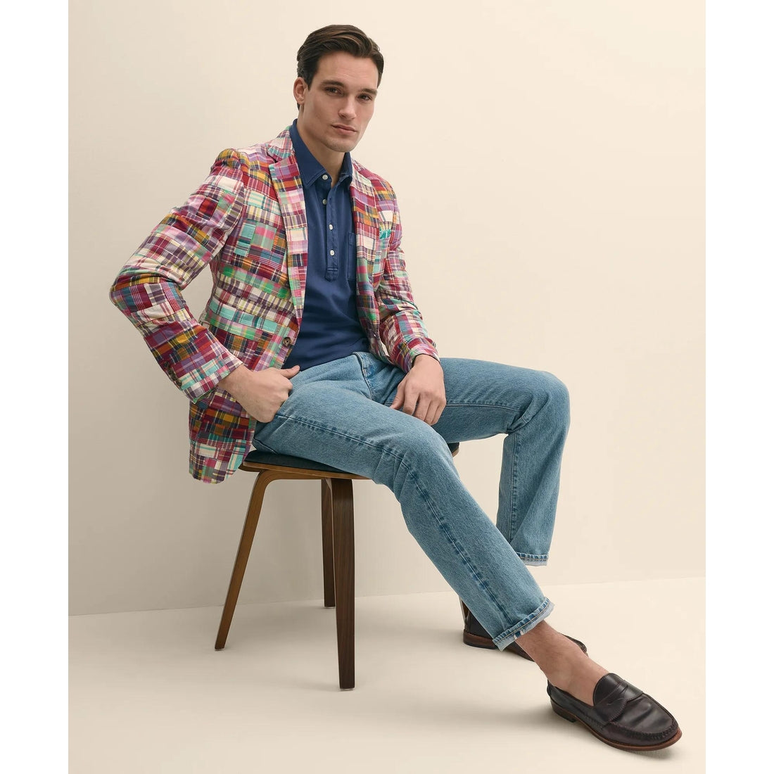 The Vintage Short-Sleeve Garment Dyed Polo Shirt