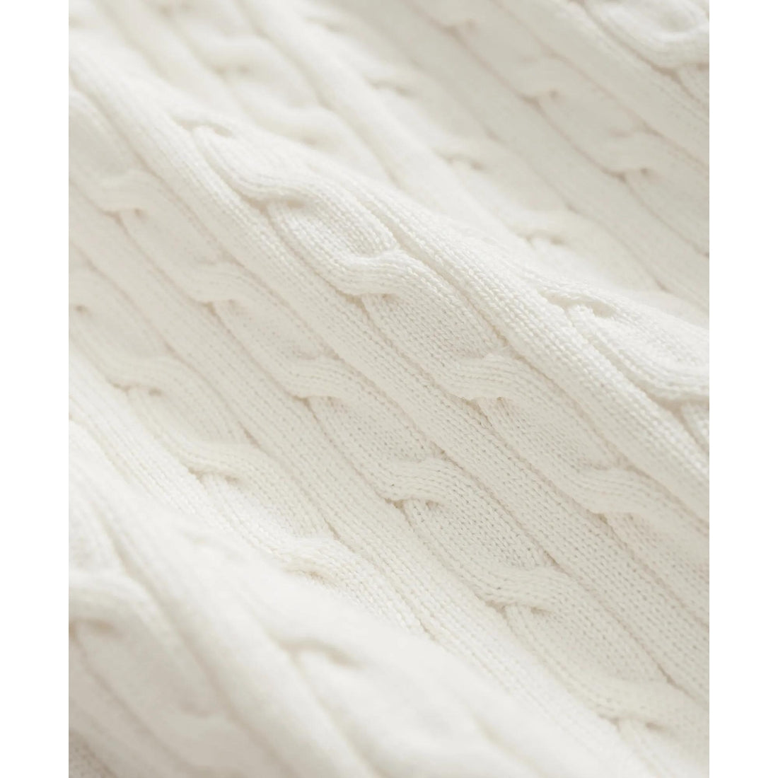 Cable Knit Archive Tennis Polo in Supima Cotton