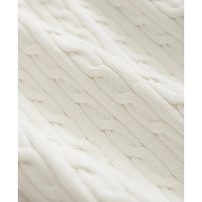 Cable Knit Archive Tennis Polo in Supima Cotton