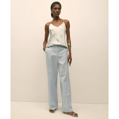 V-Neck Camisole in Washable Silk Charmeuse