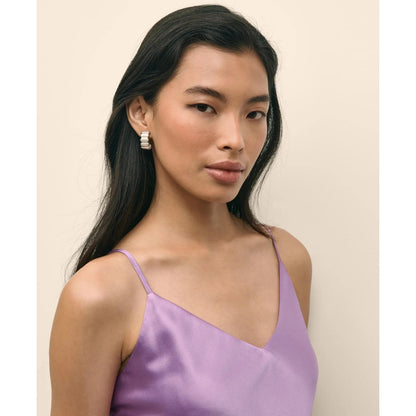 V-Neck Camisole in Washable Silk Charmeuse