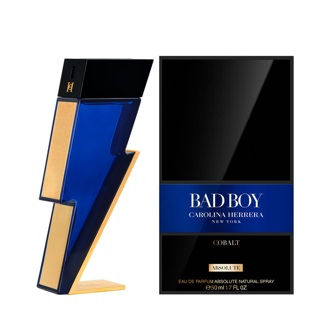 Carolina Herrera Bad Boy Cobalt Absolute Parfum Spray, 1.7 oz.