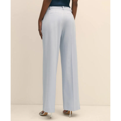 The Essentials Wool Wide Leg Trouser