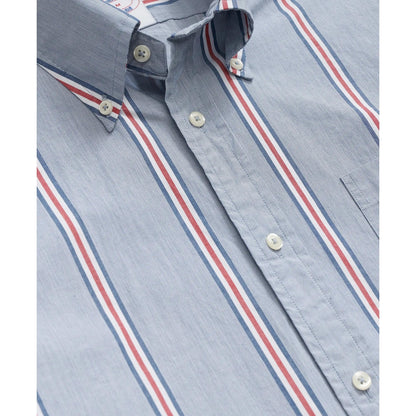 Friday Shirt, Poplin Ribbon Stripe