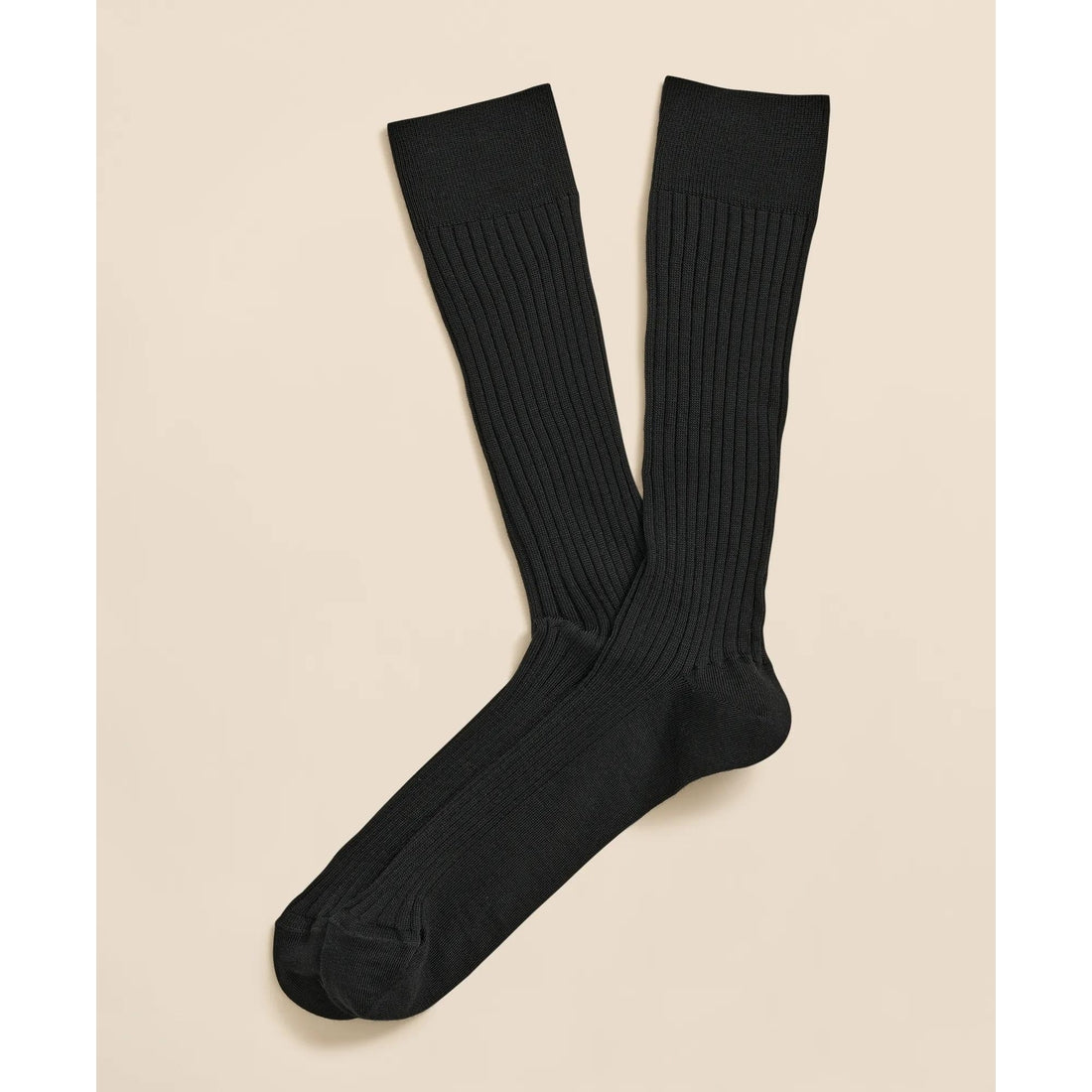 Merino Wool Blend Ribbed Socks