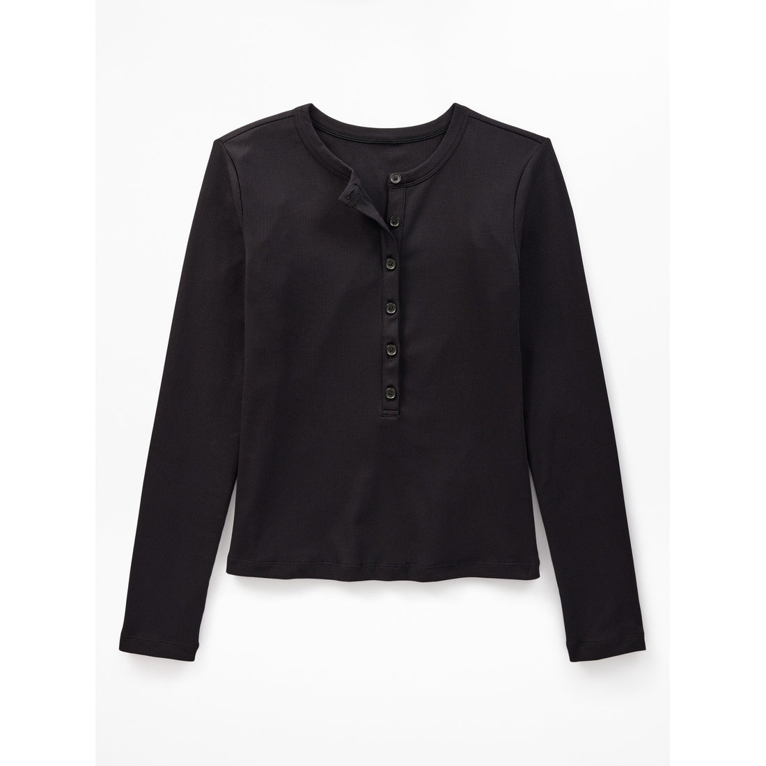 Women's Signature Rib Long Sleeve Henley Top