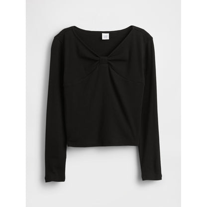Girls' Bow-Neck T-Shirt
