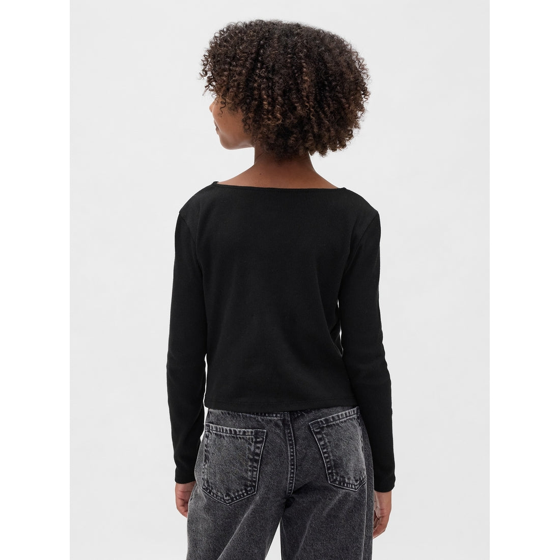 Girls' Bow-Neck T-Shirt