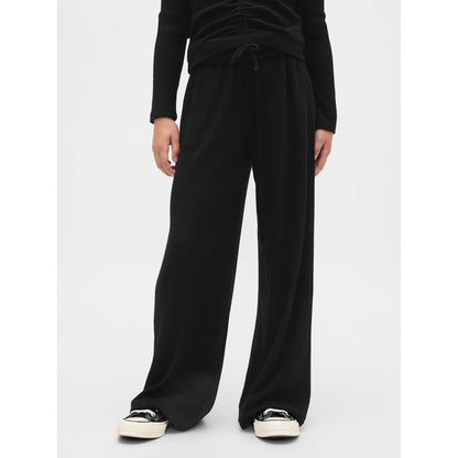 Girls' Softspun Rib Wide-Leg Pants