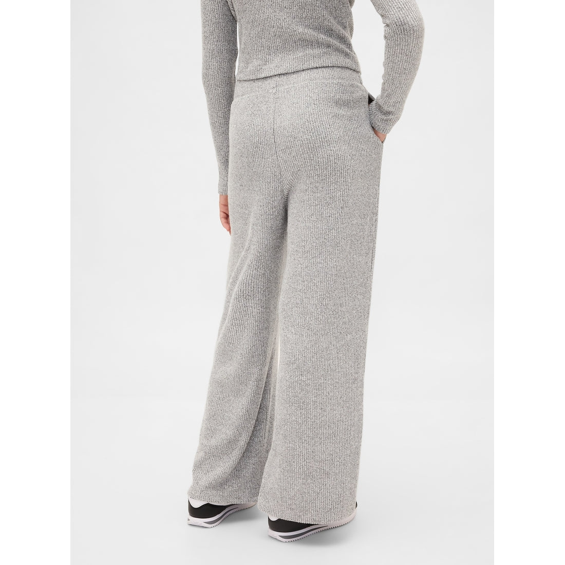Girls' Softspun Rib Wide-Leg Pants