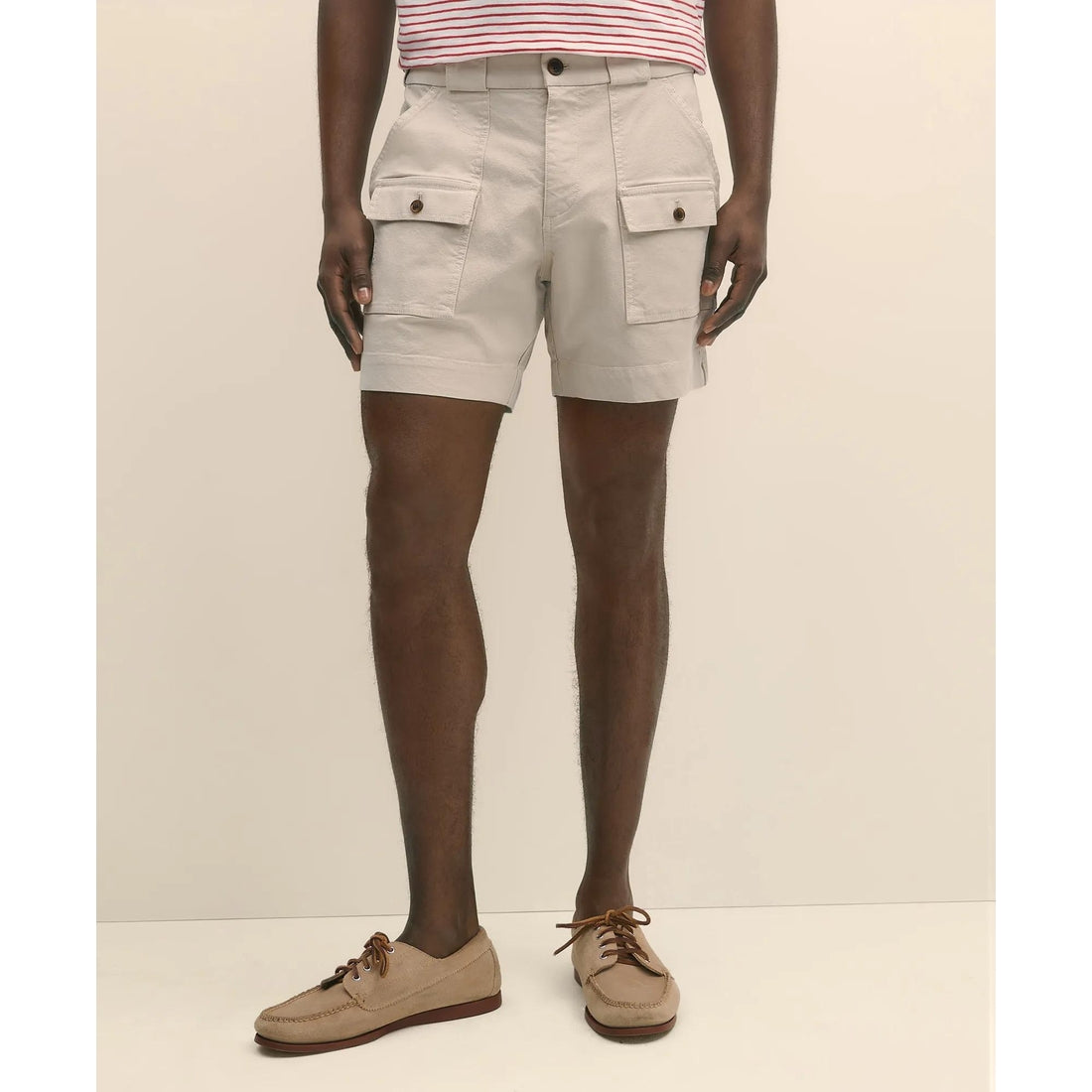 6.5" Cotton Canvas Camp Shorts
