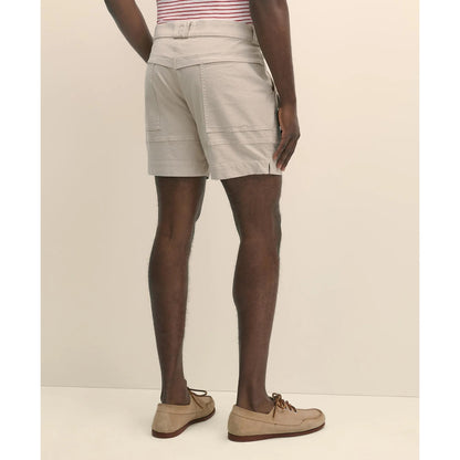 6.5" Cotton Canvas Camp Shorts