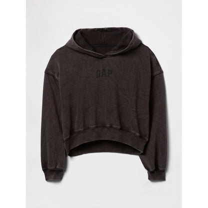 Women's Vintagesoft Oversized Crop Logo Hoodie