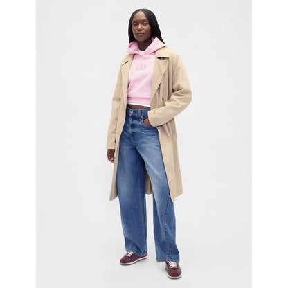 Women's Vintagesoft Oversized Crop Logo Hoodie