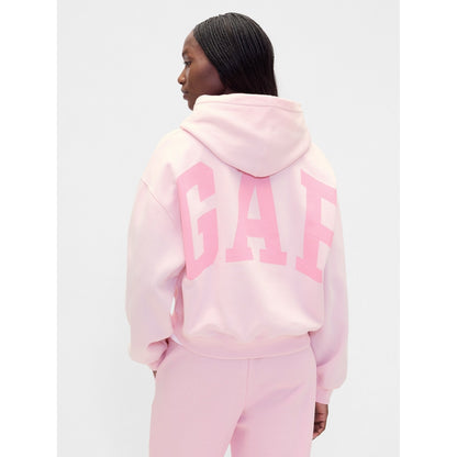 Women's Vintagesoft Oversized Crop Logo Hoodie