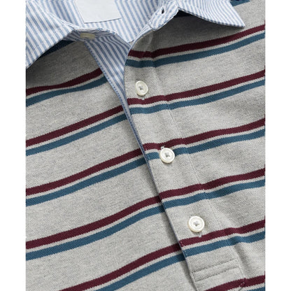 Golden Fleece Stretch Supima Long-Sleeve Oxford Collar Polo Shirt
