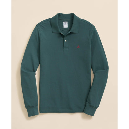 Golden Fleece Stretch Supima Long-Sleeve Polo Shirt