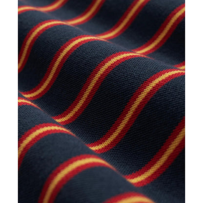 Golden Fleece Stretch Supima Long-Sleeve Striped Polo Shirt