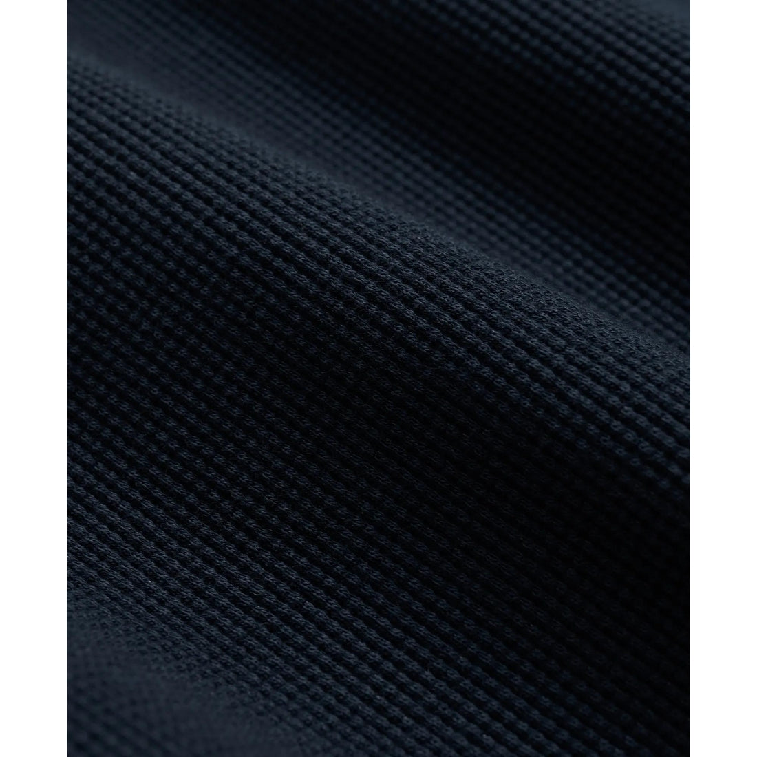 Cotton-Wool Blend Waffle Knit Henley