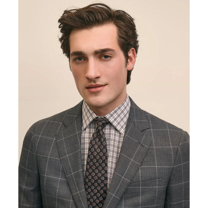 Classic Fit Wool Windowpane 1818 Suit