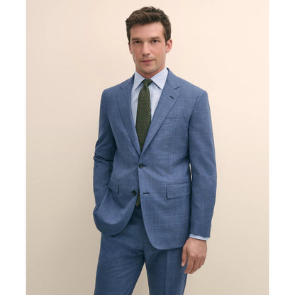 Slim Fit Wool Check 1818 Suit