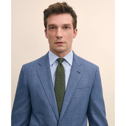 Slim Fit Wool Check 1818 Suit