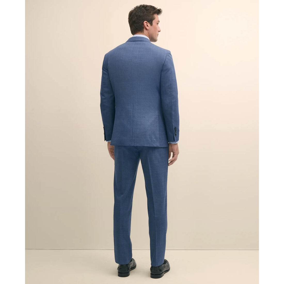 Slim Fit Wool Check 1818 Suit