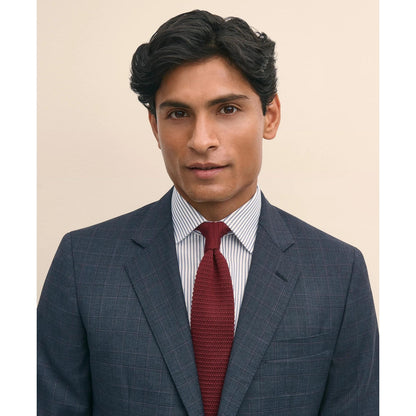 Slim Fit Wool Check 1818 Suit