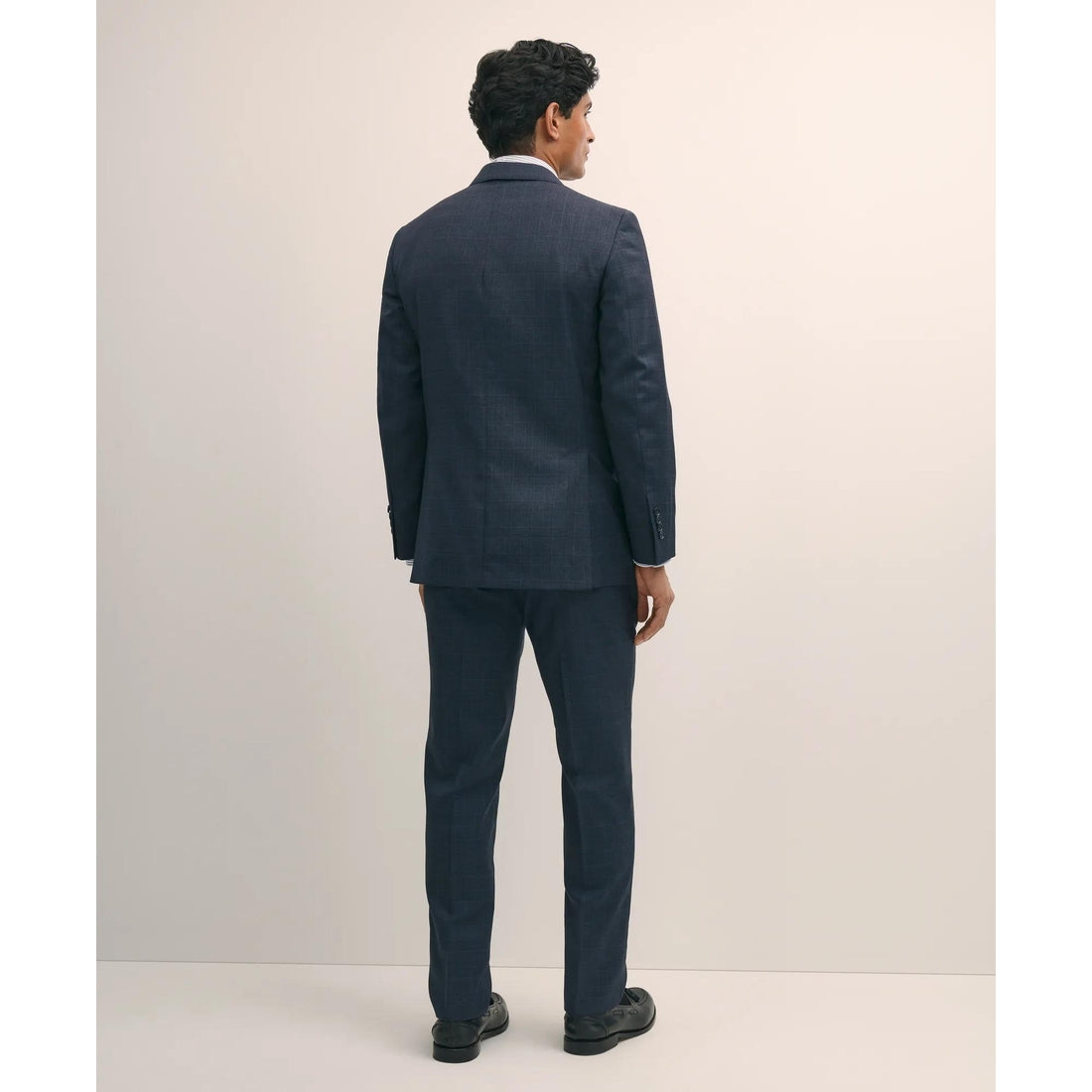 Slim Fit Wool Check 1818 Suit