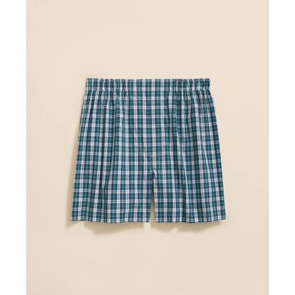 Cotton Broadcloth Plaid Boxers