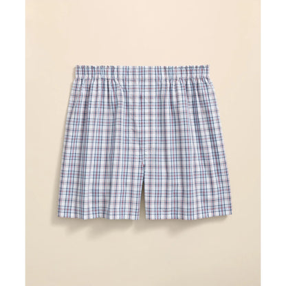 Cotton Broadcloth Plaid Boxers
