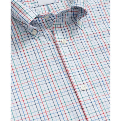 Friday Shirt, Poplin Short-Sleeve Grid Checks