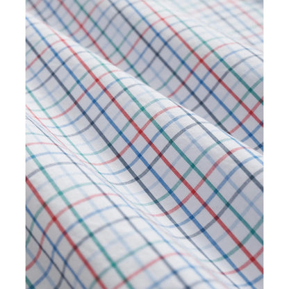 Friday Shirt, Poplin Short-Sleeve Grid Checks