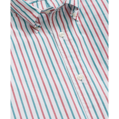 Friday Shirt, Poplin Holiday Stripe