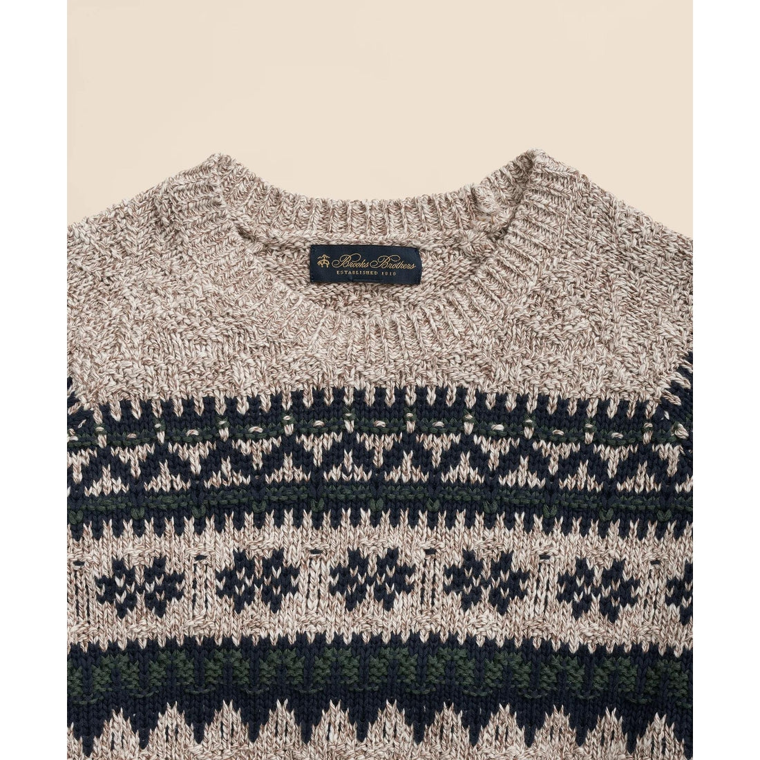 Cotton Fair Isle Sweater