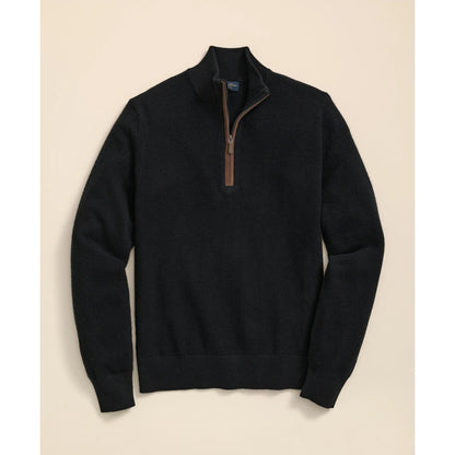 3-Ply Cashmere Half-Zip Sweater