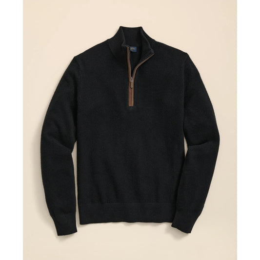 3-Ply Cashmere Half-Zip Sweater