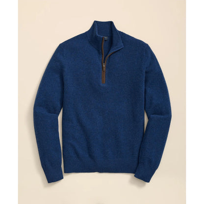 3-Ply Cashmere Half-Zip Sweater