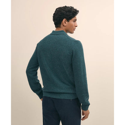 3-Ply Cashmere Jonny Collar Polo Sweater