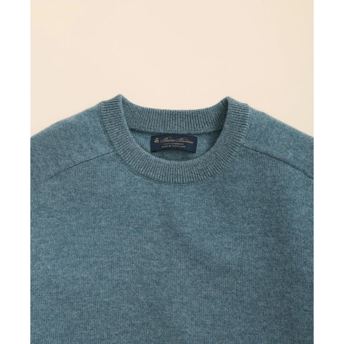 3-Ply Cashmere Crewneck Saddle Shoulder Sweater
