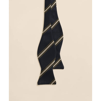 Rep Stripe Silk Bow Tie
