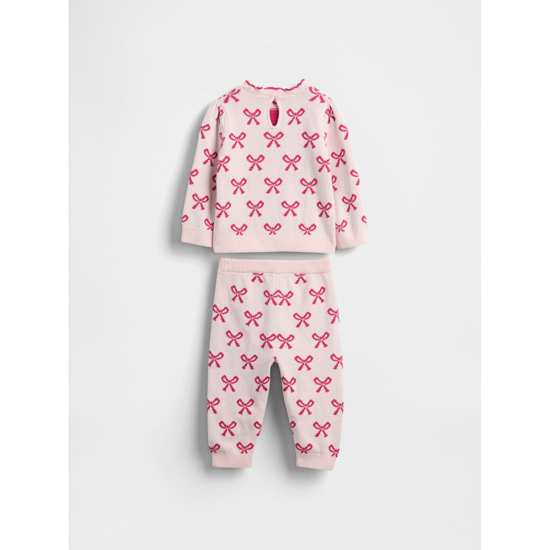Baby Bow Sweater Outfit Set