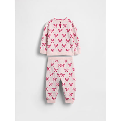 Baby Bow Sweater Outfit Set