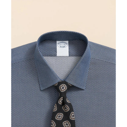 Stretch Supima Cotton Non-Iron Dobby Ainsley Collar Dress Shirt