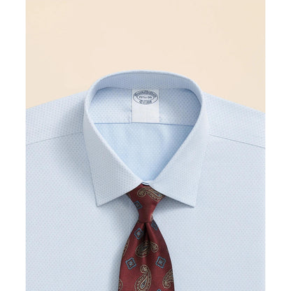 Stretch Supima Cotton Non-Iron Dobby Ainsley Collar Dress Shirt